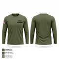 535th Engineers Long Sleeve Performance Shirt - 1