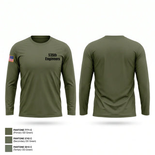 Long Sleeve Performance Shirt, 535th Engineers, Army, Teamtime, Team time, sublimation, custom sports apparel, team uniforms, spirit wear, spiritwear, sports uniforms, custom shirts, team store, custom team store, fundraiser sports, apparel fundraiser