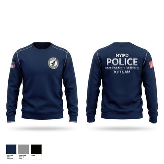 Crew Neck Sweatshirt, NYPD ESU K9, Police, Teamtime, Team time, sublimation, custom sports apparel, team uniforms, spirit wear, spiritwear, sports uniforms, custom shirts, team store, custom team store, fundraiser sports, apparel fundraiser