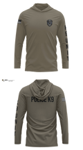 Roy Cit Police K9 Long Sleeve Performance Shirt with hood - 103