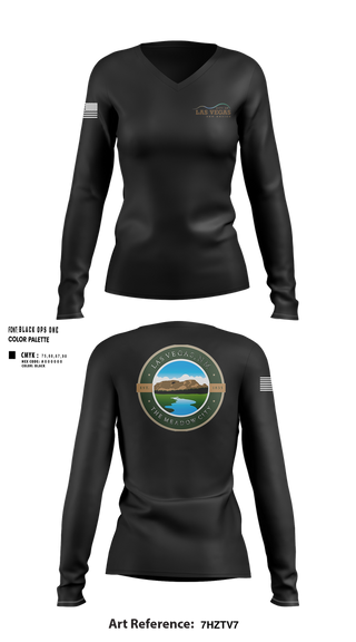 Womens Long Sleeve Vneck Shirt, CLV, Police, Teamtime, Team time, sublimation, custom sports apparel, team uniforms, spirit wear, spiritwear, sports uniforms, custom shirts, team store, custom team store, fundraiser sports, apparel fundraiser