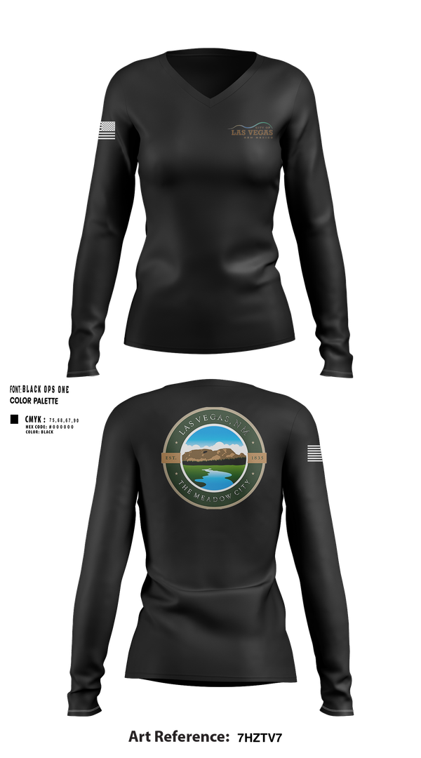 Womens Long Sleeve Vneck Shirt, CLV, Police, Teamtime, Team time, sublimation, custom sports apparel, team uniforms, spirit wear, spiritwear, sports uniforms, custom shirts, team store, custom team store, fundraiser sports, apparel fundraiser