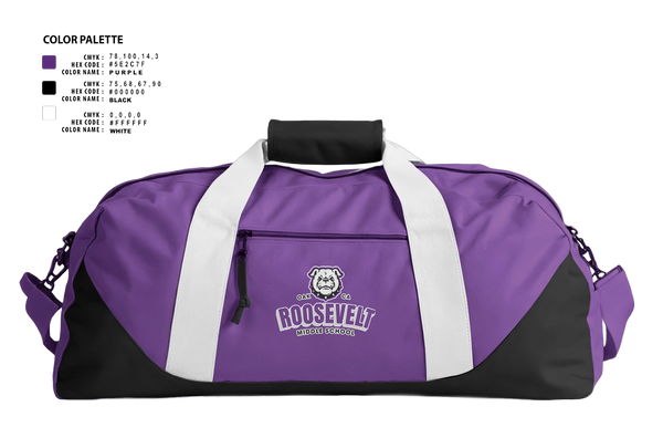 Duffle Bag, Bulldogs, Women's Basketball, Teamtime, Team time, sublimation, custom sports apparel, team uniforms, spirit wear, spiritwear, sports uniforms, custom shirts, team store, custom team store, fundraiser sports, apparel fundraiser