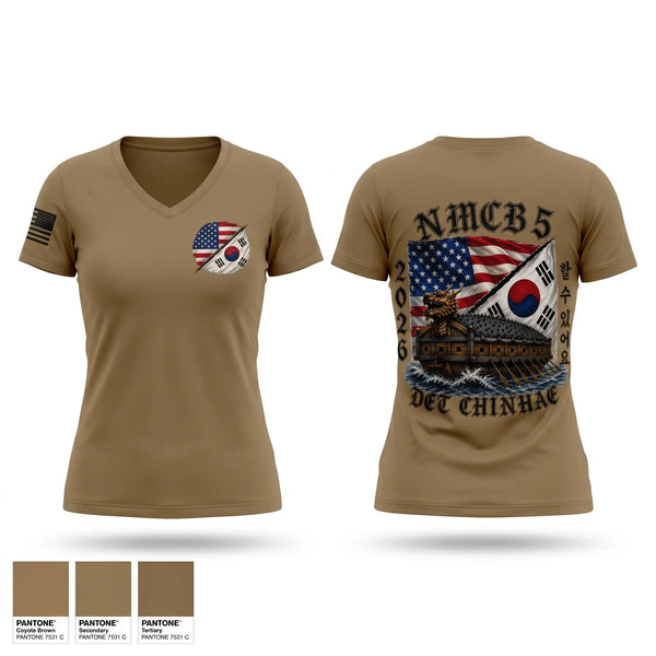 Womens Short Sleeve Vneck Shirt, DET CHINHAE, Navy, Teamtime, Team time, sublimation, custom sports apparel, team uniforms, spirit wear, spiritwear, sports uniforms, custom shirts, team store, custom team store, fundraiser sports, apparel fundraiser
