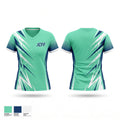 JCFF Women's Short Sleeve V-neck Shirt - 1