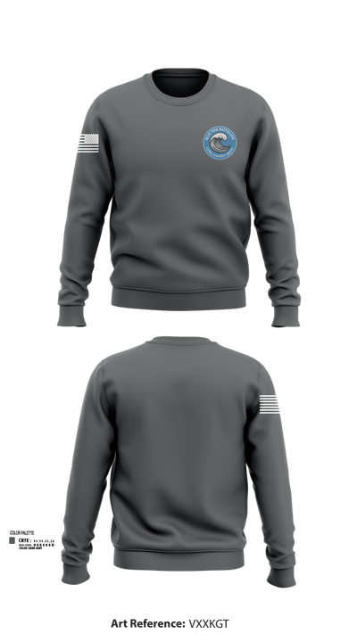 Blue Tide Battalion 71276449 Crew Neck Sweatshirt - 101
