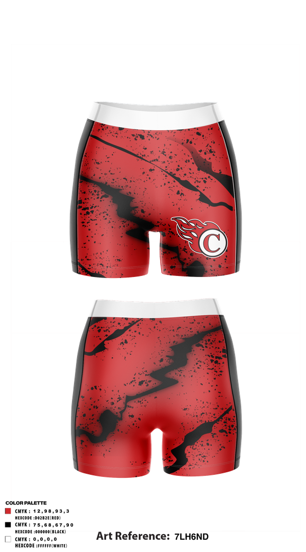 Track Shorts, Cardinal Comets Volleyball, Women's Volleyball, Teamtime, Team time, sublimation, custom sports apparel, team uniforms, spirit wear, spiritwear, sports uniforms, custom shirts, team store, custom team store, fundraiser sports, apparel fundraiser
