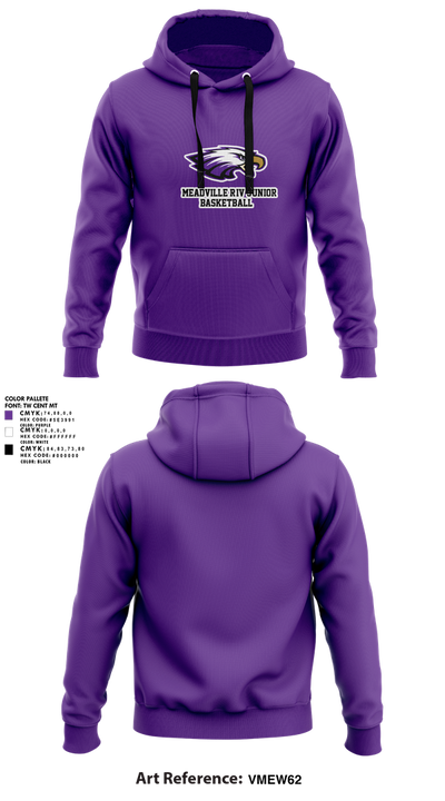 Meadville R-IV Junior High School Basketball 16633340 Hoodie - 1