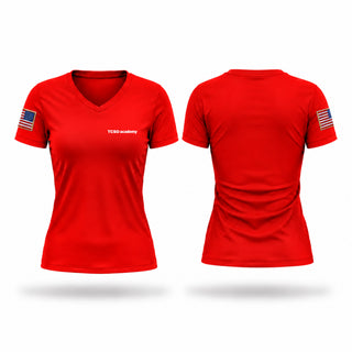 Womens Short Sleeve Vneck Shirt, TCSO academy, Police, Teamtime, Team time, sublimation, custom sports apparel, team uniforms, spirit wear, spiritwear, sports uniforms, custom shirts, team store, custom team store, fundraiser sports, apparel fundraiser
