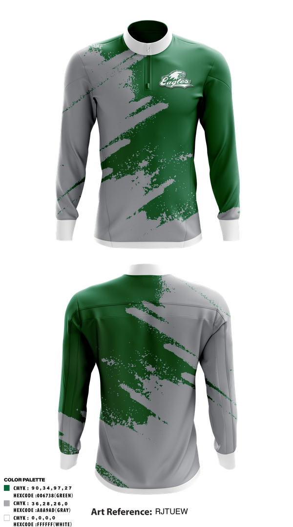 Quarter Zip Jacket, Laney College, Swimming, Teamtime, Team time, sublimation, custom sports apparel, team uniforms, spirit wear, spiritwear, sports uniforms, custom shirts, team store, custom team store, fundraiser sports, apparel fundraiser