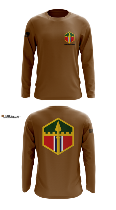 350th engineer company 67180799 Long Sleeve Performance Shirt 1
