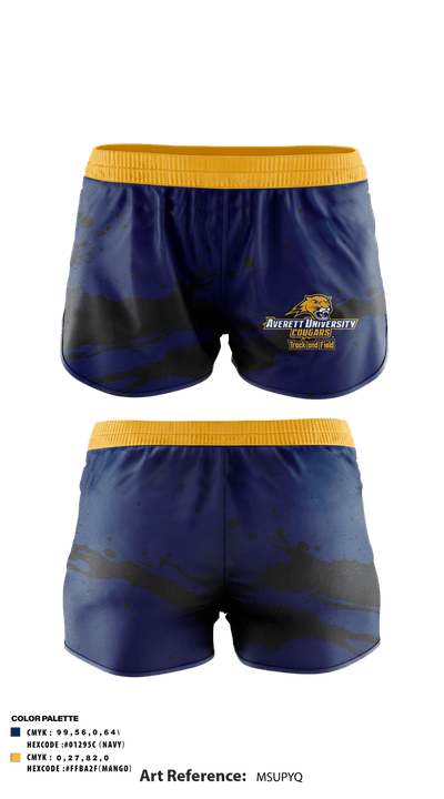 Averett University Track & Field 47434909 Track Shorts - 2