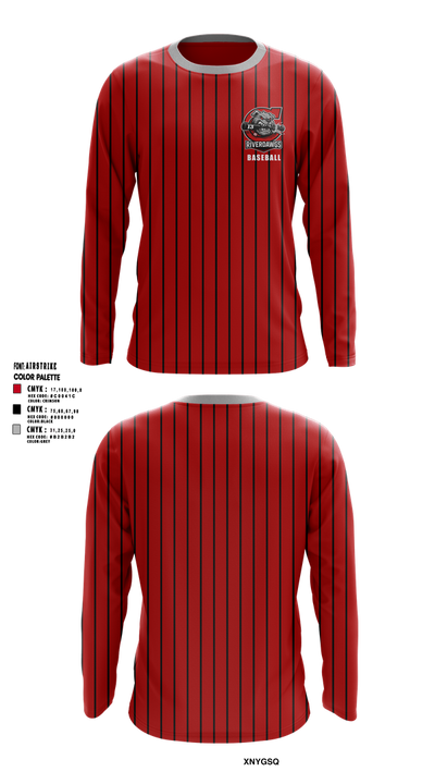 Clarkston RiverDawgs 32588351 Long Sleeve Rash Guard Shirt - 1