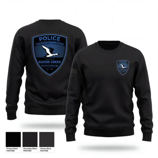 Crew Neck Sweatshirt, SAO, Police, Teamtime, Team time, sublimation, custom sports apparel, team uniforms, spirit wear, spiritwear, sports uniforms, custom shirts, team store, custom team store, fundraiser sports, apparel fundraiser