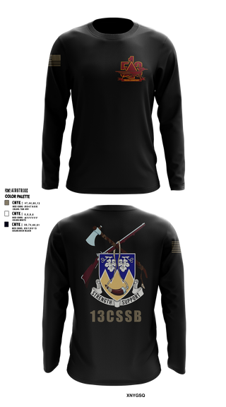 Long Sleeve Performance Shirt, 513th Transportation Company, Army, Teamtime, Team time, sublimation, custom sports apparel, team uniforms, spirit wear, spiritwear, sports uniforms, custom shirts, team store, custom team store, fundraiser sports, apparel fundraiser