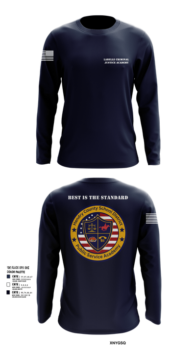 LaBelle Criminal Justice Academy 31997557 Long Sleeve Performance Shirt 104