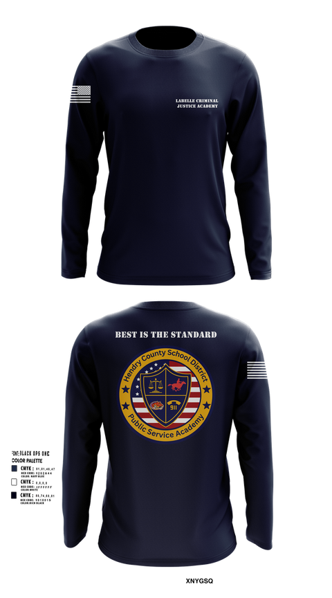 Long Sleeve Performance Shirt, LaBelle Criminal Justice Academy, Police, Teamtime, Team time, sublimation, custom sports apparel, team uniforms, spirit wear, spiritwear, sports uniforms, custom shirts, team store, custom team store, fundraiser sports, apparel fundraiser