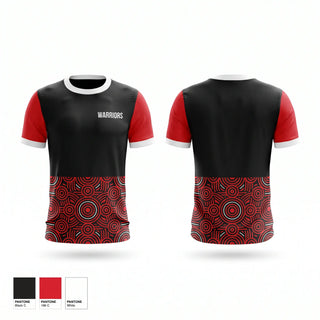 Short Sleeve Performance Shirt, Warriors, Swimming, Teamtime, Team time, sublimation, custom sports apparel, team uniforms, spirit wear, spiritwear, sports uniforms, custom shirts, team store, custom team store, fundraiser sports, apparel fundraiser