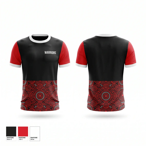 Short Sleeve Performance Shirt, Warriors, Swimming, Teamtime, Team time, sublimation, custom sports apparel, team uniforms, spirit wear, spiritwear, sports uniforms, custom shirts, team store, custom team store, fundraiser sports, apparel fundraiser