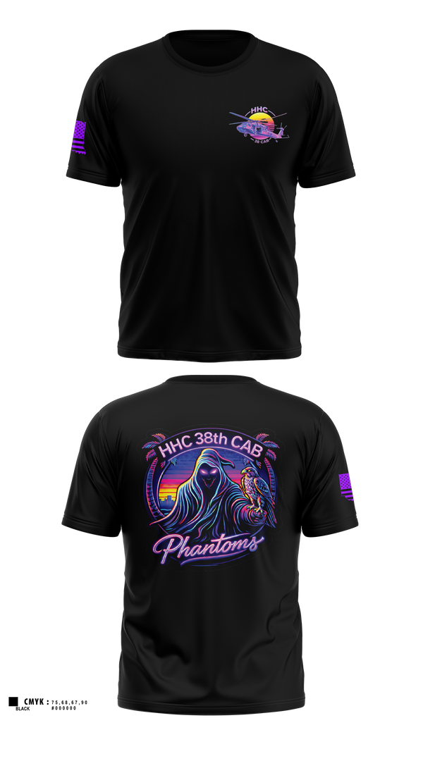 Short Sleeve Performance Shirt, HHC 38 CAB, National Guard, Teamtime, Team time, sublimation, custom sports apparel, team uniforms, spirit wear, spiritwear, sports uniforms, custom shirts, team store, custom team store, fundraiser sports, apparel fundraiser