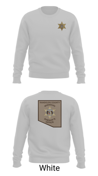 Crew Neck Sweatshirt, Randolph County Sheriff's Department, Police, Teamtime, Team time, sublimation, custom sports apparel, team uniforms, spirit wear, spiritwear, sports uniforms, custom shirts, team store, custom team store, fundraiser sports, apparel fundraiser