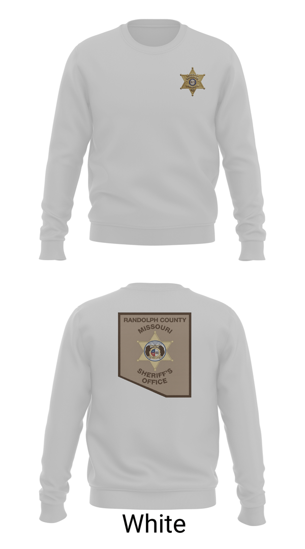 Crew Neck Sweatshirt, Randolph County Sheriff's Department, Police, Teamtime, Team time, sublimation, custom sports apparel, team uniforms, spirit wear, spiritwear, sports uniforms, custom shirts, team store, custom team store, fundraiser sports, apparel fundraiser
