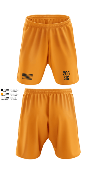 Athletic Shorts With Pockets, 206th Signal Company, Army, Teamtime, Team time, sublimation, custom sports apparel, team uniforms, spirit wear, spiritwear, sports uniforms, custom shirts, team store, custom team store, fundraiser sports, apparel fundraiser