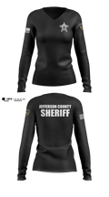 Jefferson County Sheriff Women's Long Sleeve V-neck Shirt - 31