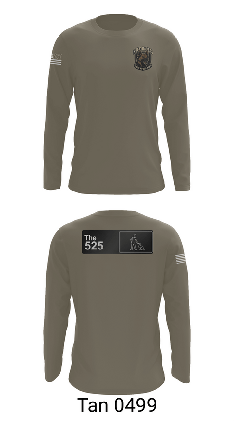Long Sleeve Performance Shirt, 525th MWD DET, Army, Teamtime, Team time, sublimation, custom sports apparel, team uniforms, spirit wear, spiritwear, sports uniforms, custom shirts, team store, custom team store, fundraiser sports, apparel fundraiser
