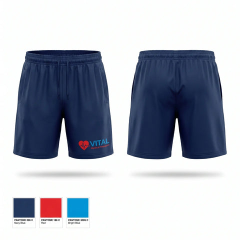 Athletic Shorts With Pockets, Vital Medical, EMS/EMT, Teamtime, Team time, sublimation, custom sports apparel, team uniforms, spirit wear, spiritwear, sports uniforms, custom shirts, team store, custom team store, fundraiser sports, apparel fundraiser