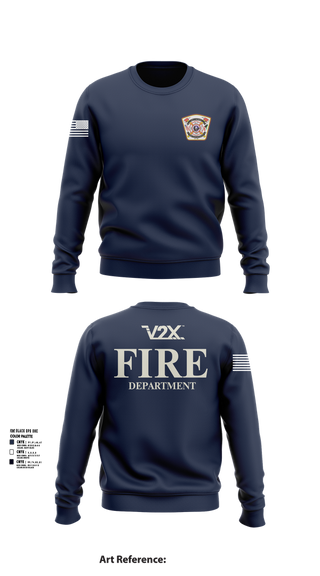 Crew Neck Sweatshirt, Camp Arifjan Fire Department, Fire Department, Teamtime, Team time, sublimation, custom sports apparel, team uniforms, spirit wear, spiritwear, sports uniforms, custom shirts, team store, custom team store, fundraiser sports, apparel fundraiser