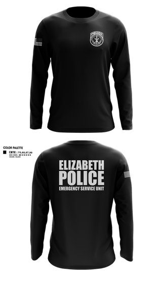 Long Sleeve Performance Shirt, Emergency Service Unit, Police, Teamtime, Team time, sublimation, custom sports apparel, team uniforms, spirit wear, spiritwear, sports uniforms, custom shirts, team store, custom team store, fundraiser sports, apparel fundraiser