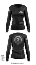 Crisis Negotiations Team 48529497 Women's Long Sleeve V-neck Shirt - 111