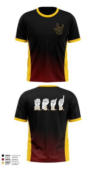 Short Sleeve Performance Shirt, Minnesota State Academy for the Deaf Trojans, Cheer, Teamtime, Team time, sublimation, custom sports apparel, team uniforms, spirit wear, spiritwear, sports uniforms, custom shirts, team store, custom team store, fundraiser sports, apparel fundraiser