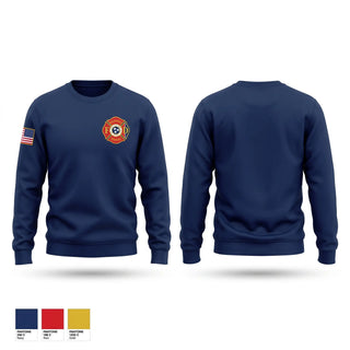 Crew Neck Sweatshirt, Nolensville Fire Rescue, Fire Department, Teamtime, Team time, sublimation, custom sports apparel, team uniforms, spirit wear, spiritwear, sports uniforms, custom shirts, team store, custom team store, fundraiser sports, apparel fundraiser
