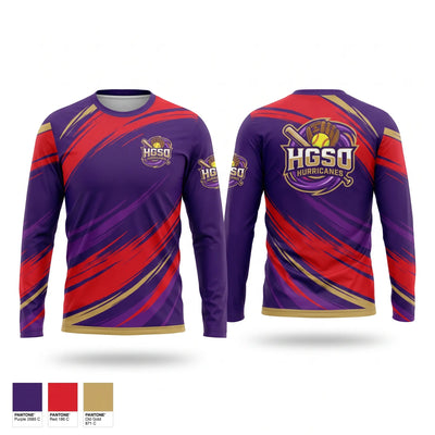 Hurricanes Long Sleeve Performance Shirt 1