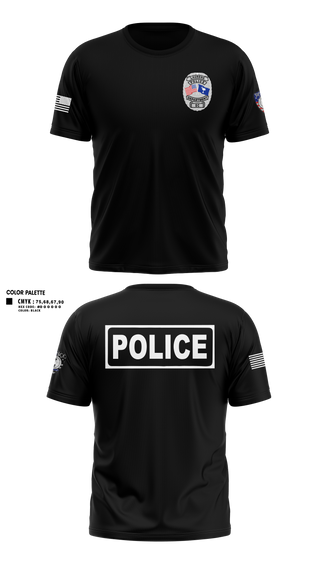 Old School Cotton Feel Shirt, Laurens Police, Police, Teamtime, Team time, sublimation, custom sports apparel, team uniforms, spirit wear, spiritwear, sports uniforms, custom shirts, team store, custom team store, fundraiser sports, apparel fundraiser