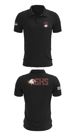 Short Sleeve Performance Polo, Sharon Eagles Swimming, Swimming, Teamtime, Team time, sublimation, custom sports apparel, team uniforms, spirit wear, spiritwear, sports uniforms, custom shirts, team store, custom team store, fundraiser sports, apparel fundraiser