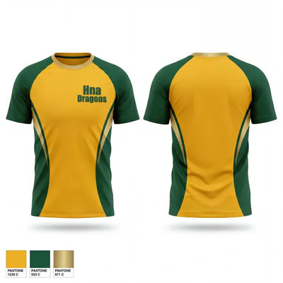 Hāna Dragons 55397596 Short Sleeve Performance Shirt - 1