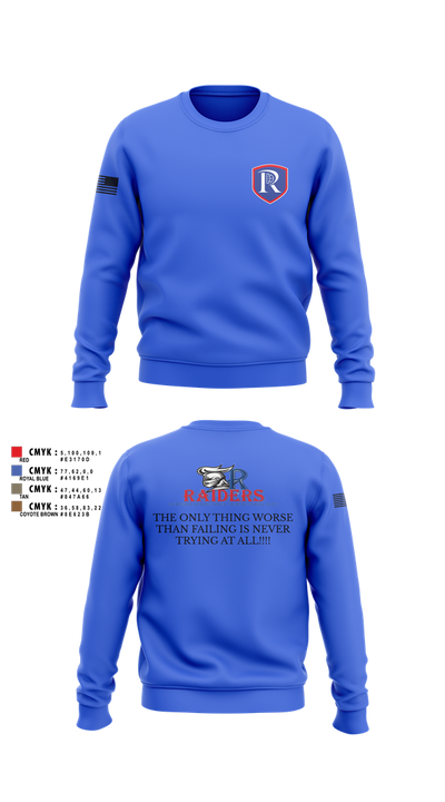 RICS Raiders 86682498 Crew Neck Sweatshirt - 4
