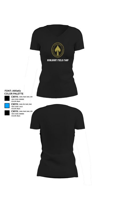 Hurlburt Field FARP 34978415 Women's Short Sleeve V-neck Shirt - 24