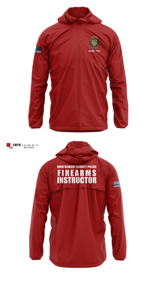 Windbreaker, Montgomery County Police Department - Firearms Training Unit, Police, Teamtime, Team time, sublimation, custom sports apparel, team uniforms, spirit wear, spiritwear, sports uniforms, custom shirts, team store, custom team store, fundraiser sports, apparel fundraiser