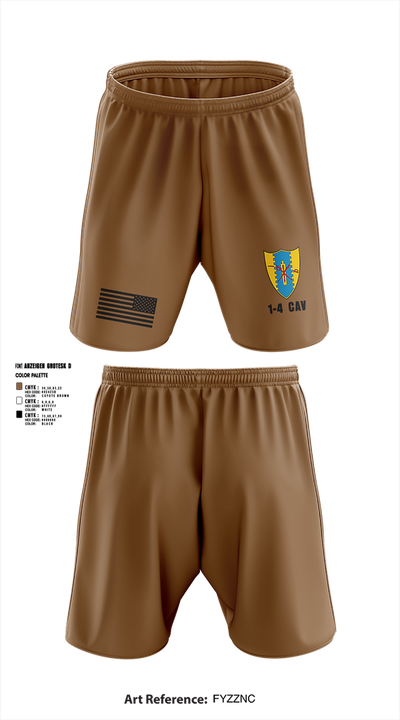 1-4 Cav 62172182 Athletic Shorts With Pockets - 3