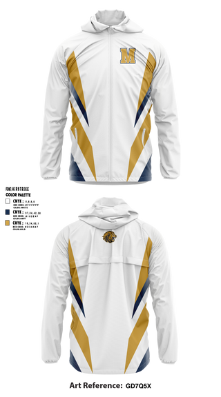 Windbreaker, Meadowbrook Monarchs, Track & Field, Teamtime, Team time, sublimation, custom sports apparel, team uniforms, spirit wear, spiritwear, sports uniforms, custom shirts, team store, custom team store, fundraiser sports, apparel fundraiser