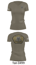 Petersburg Police Department 16327215 Women's Short Sleeve V-neck Shirt - 6