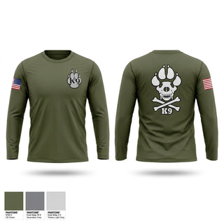 Long Sleeve Performance Shirt, Yakima Police Department K9 School, Police, Teamtime, Team time, sublimation, custom sports apparel, team uniforms, spirit wear, spiritwear, sports uniforms, custom shirts, team store, custom team store, fundraiser sports, apparel fundraiser