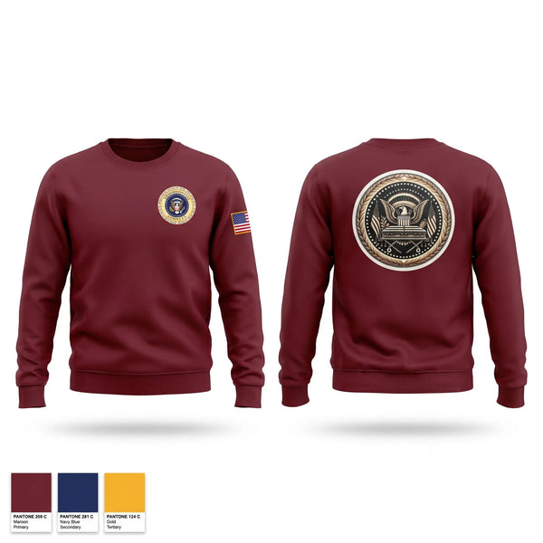 Crew Neck Sweatshirt, Presidential Caskets Platoon, Army, Teamtime, Team time, sublimation, custom sports apparel, team uniforms, spirit wear, spiritwear, sports uniforms, custom shirts, team store, custom team store, fundraiser sports, apparel fundraiser