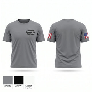 Short Sleeve Performance Shirt, Litchfield Volunteer Fire Department, Fire Department, Teamtime, Team time, sublimation, custom sports apparel, team uniforms, spirit wear, spiritwear, sports uniforms, custom shirts, team store, custom team store, fundraiser sports, apparel fundraiser