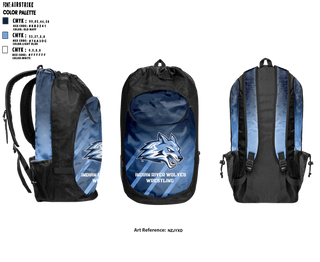 Gear Bag, Indian River Wolves, Wrestling, Teamtime, Team time, sublimation, custom sports apparel, team uniforms, spirit wear, spiritwear, sports uniforms, custom shirts, team store, custom team store, fundraiser sports, apparel fundraiser