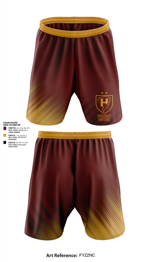 Athletic Shorts With Pockets, Hickory High School, Men's Soccer, Teamtime, Team time, sublimation, custom sports apparel, team uniforms, spirit wear, spiritwear, sports uniforms, custom shirts, team store, custom team store, fundraiser sports, apparel fundraiser